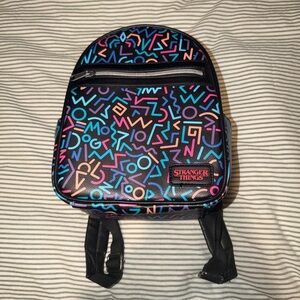Colorful Stranger Things Backpack